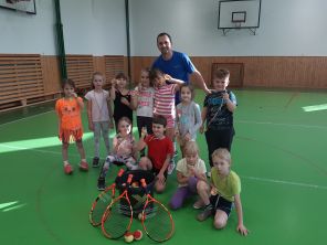 Obrázek k aktualitě Tenisová školička pro prvňáčky