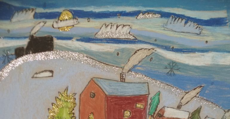 Co jsme kreslili v zimě.