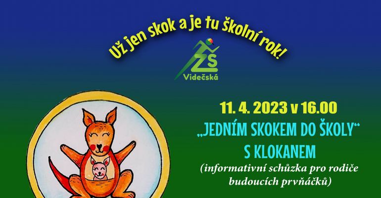 Pozvánka na setkání s rodiči budoucích prvňáčků