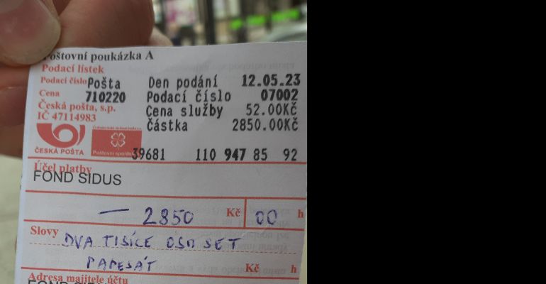 Charitativní akce pro Fond Sidus