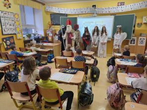 Obrázek k aktualitě Mikulášská družina na 1. stupni