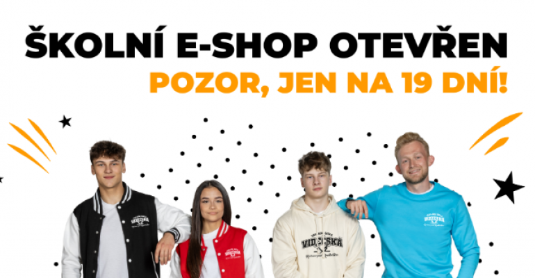 Školní e-shop otevřen do 24.03.2025