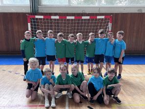 Obrázek k aktualitě Školní liga v mini házené pro 1. ročník