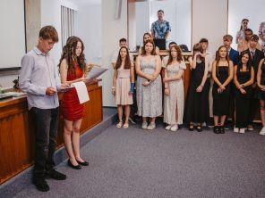 Obrázek k aktualitě Rozloučení s deváťáky