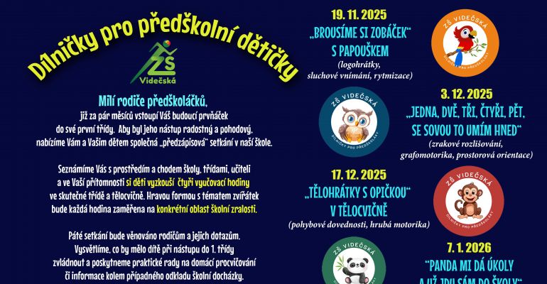 Dílničky pro předškoláčky