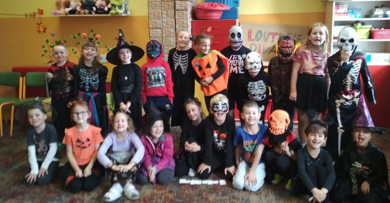 Halloweenské strašení ve školní družině