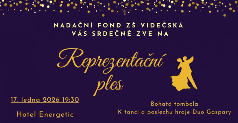 Pozvánka na školní ples