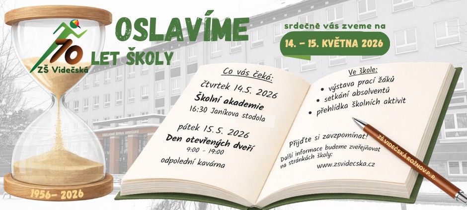 Oslavy 70. výročí založení školy v květnu