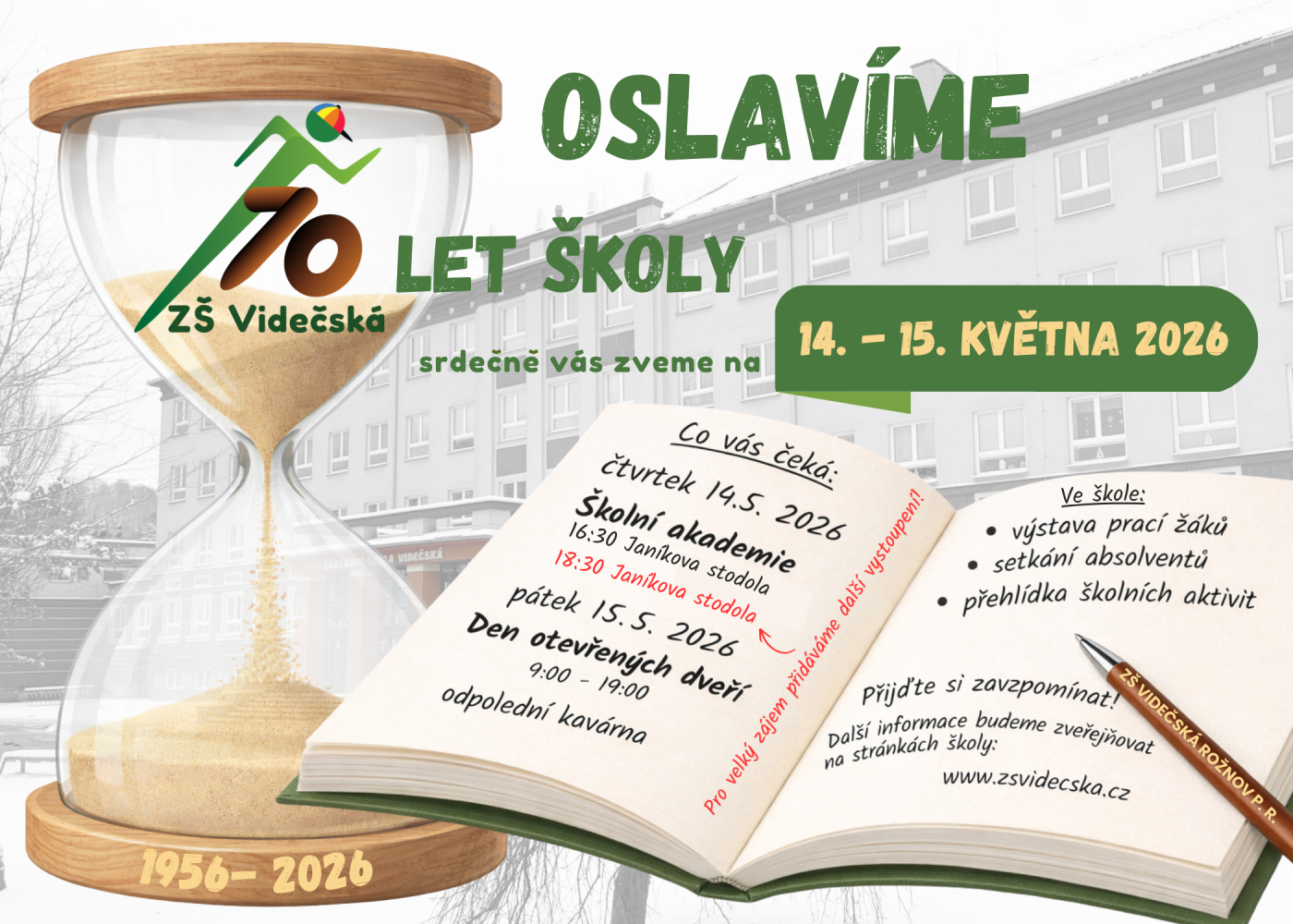 POZVÁNKA NA ŠKOLNÍ AKADEMII