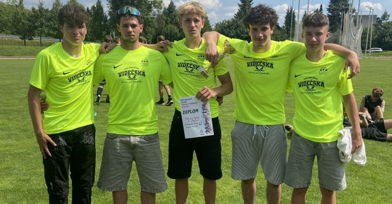 Republikové finále atletického čtyřboje: Úspěch našich starších žáků!